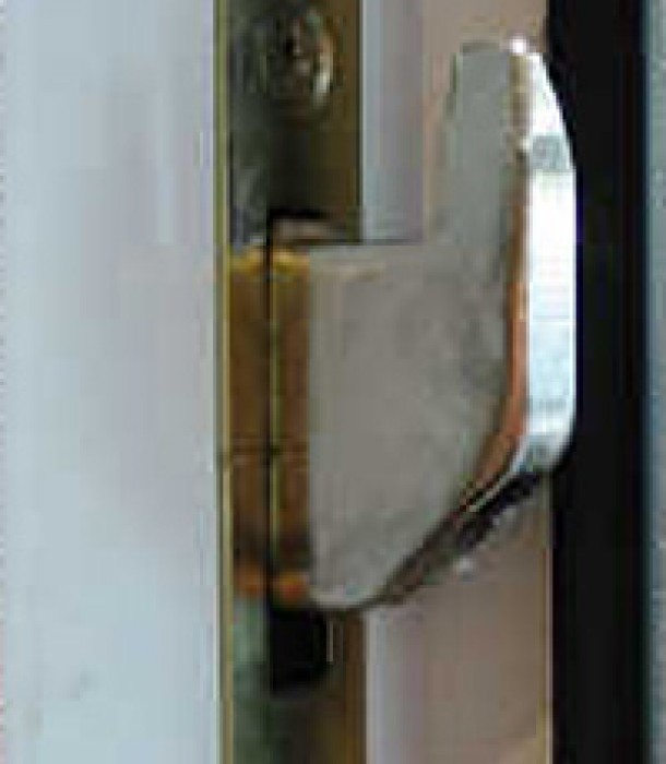 PVCu doors include additional security in the form of bolts along the full length of the unit